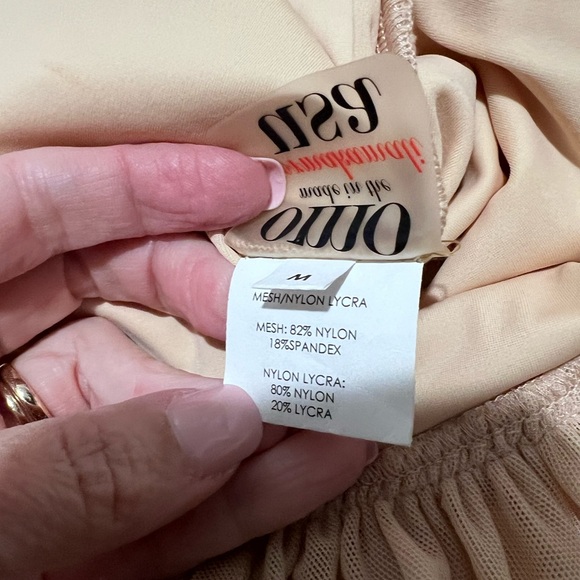 Omo Norma Kamali ruched mesh twist strapless cocktail gown dress - Picture 5 of 6